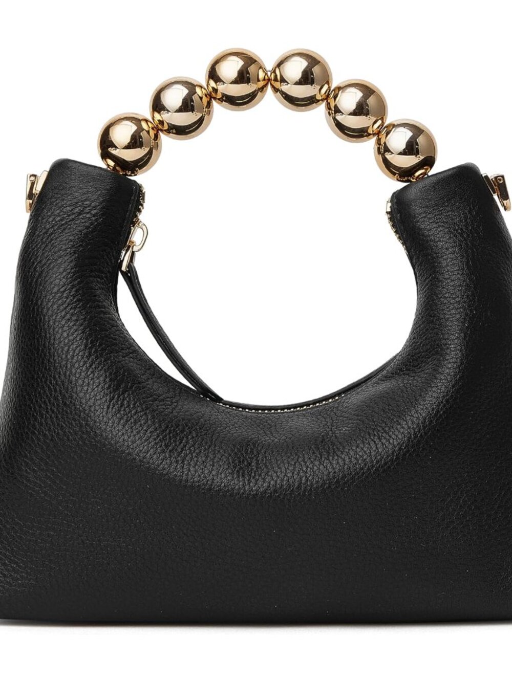 Top Handle Leather Clutch Purse, Women Designer Pearl Tote Bag
